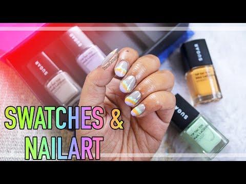 SUGAR Nail Lacquers Candy Land Collection + Quick & Easy Nailart | Stacey Castanha