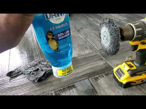 How to remove excess grout from tile easily!!!!