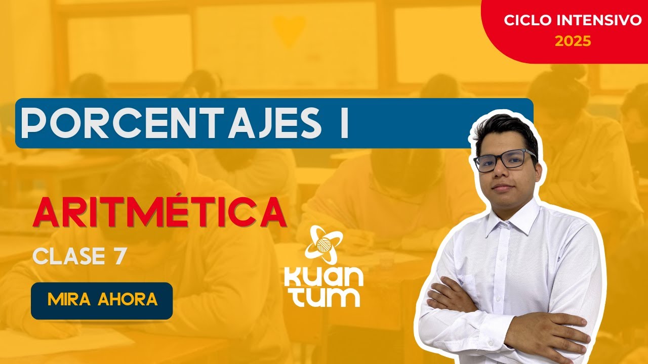Clase 7: Porcentajes I. Clases gratuitas #beca18