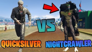WHO IS FASTER QUICKSILVER OR NIGHTCRAWLER IN GTA 5! | gta 5 mods