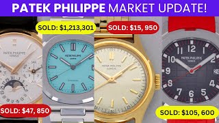 Patek Philippe Market Update: Latest Auction Prices: Aquanuat, Nautilus, & Vintage