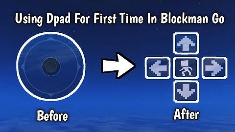 First Time Using Dpad Button In Bed Wars 😮 - [Blockman Go]