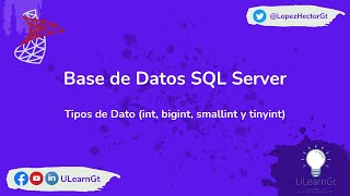 Tipo de Datos SQL Server (int, bigint, smallint y tinyint)