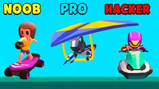 Swing Loops (Grapple Hook Race) - NOOB vs PRO vs HACKER screenshot 5