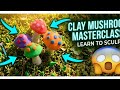 🍄 How to Make Colorful Clay Mushrooms | Easy DIY Tutorial nice video slime!