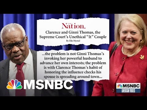 Justice Clarence Thomas Has A Ginni Problem The behavior of the wife of Supreme Court Justice Clarence Thomas is raising serious ethical red flags, and some Democrats are ..., From YouTubeVideos