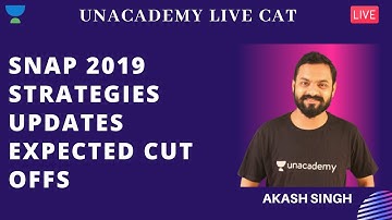 SNAP 2019 | Strategies | Important Updates | Expected Cut Offs by Akash Singh