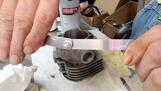chainsaw piston and cylinder clearance and setting ring gap! what's right or wrong!