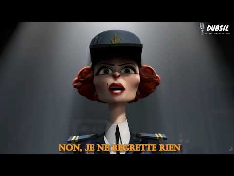 Edith Piaf Non, Je ne regrette rien Animated Lyrics // Madagascar 3: Europe's Most Wanted //