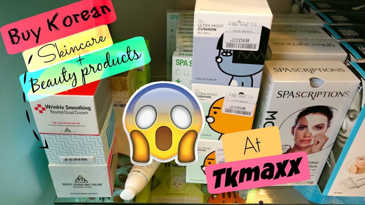 Korean skincare HaulBuy Korean skincare products at TKMAXX UK !! YouTube