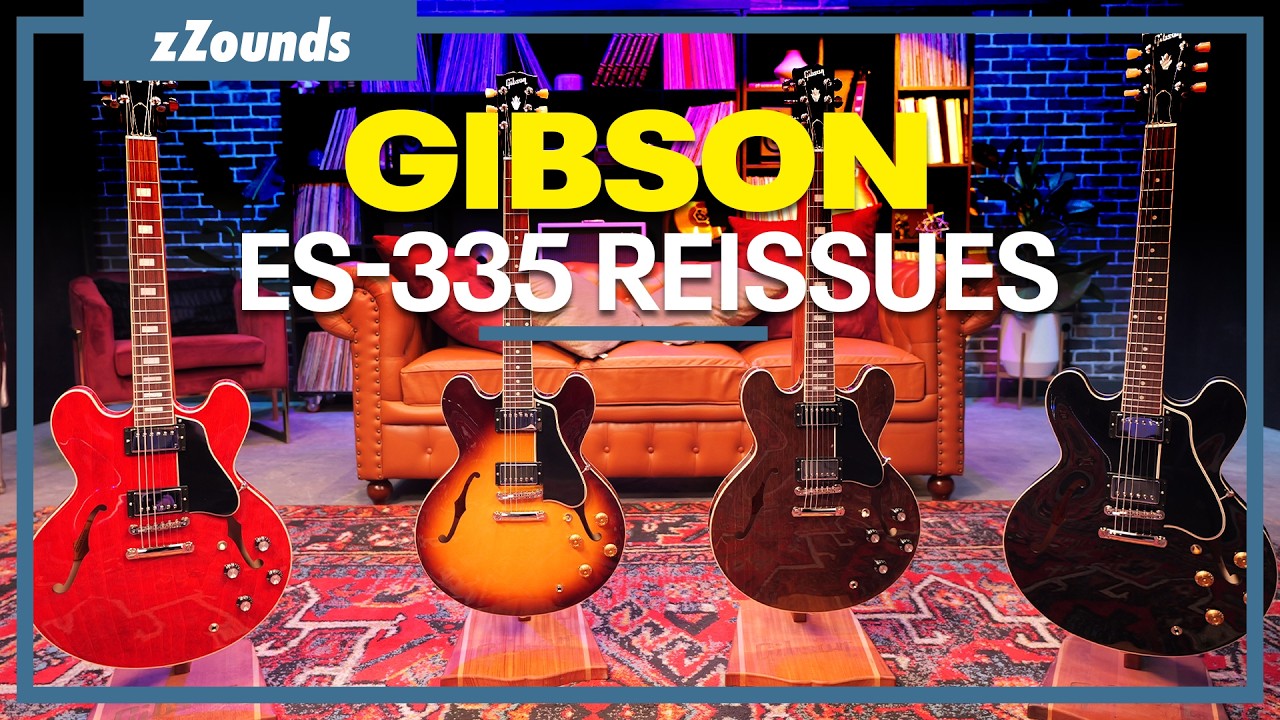 Gibson ES-335 50s & 60s Reissue Models Overview - YouTube