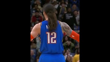 Steven Adams hit this with zero effort 😂 | #Shorts