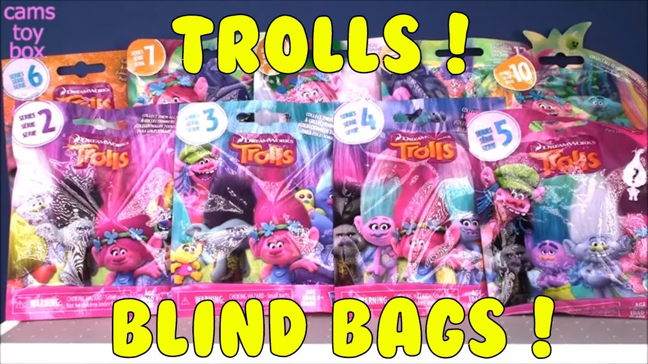 Dreamworks Trolls Blind Bag Minis - Series 2 3 5 6 7 8 9 Pod Pals