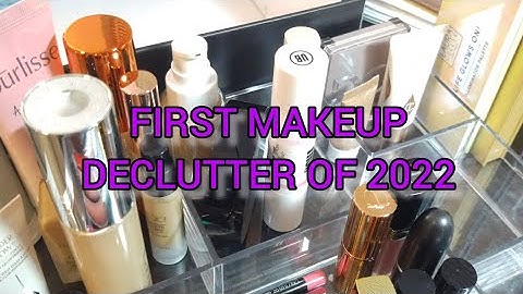 MAKEUP DECLUTTER, PART ONE (2022) | JESSA JAGUAR