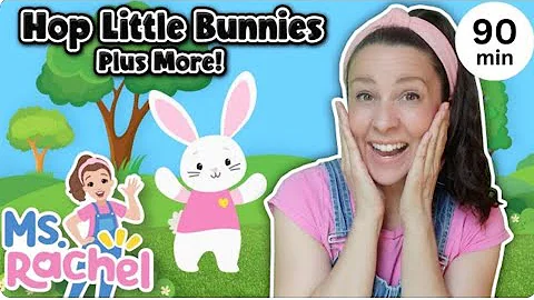 Hop Little Bunnies Hop Hop Hop + More Ms Rachel Nursery Rhymes & Kids Songs