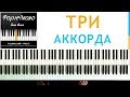 🎹 Фортепиано ДЛЯ ВСЕХ. Урок 12 - ТРИ АККОРДА, ЦЫГАНОЧКА, ЧАСТУШКА, ДЖЕНТЕЛЬМЕНЫ УДАЧИ