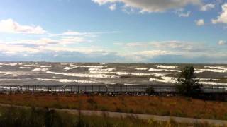 Crazy Waves on Lake Michigan