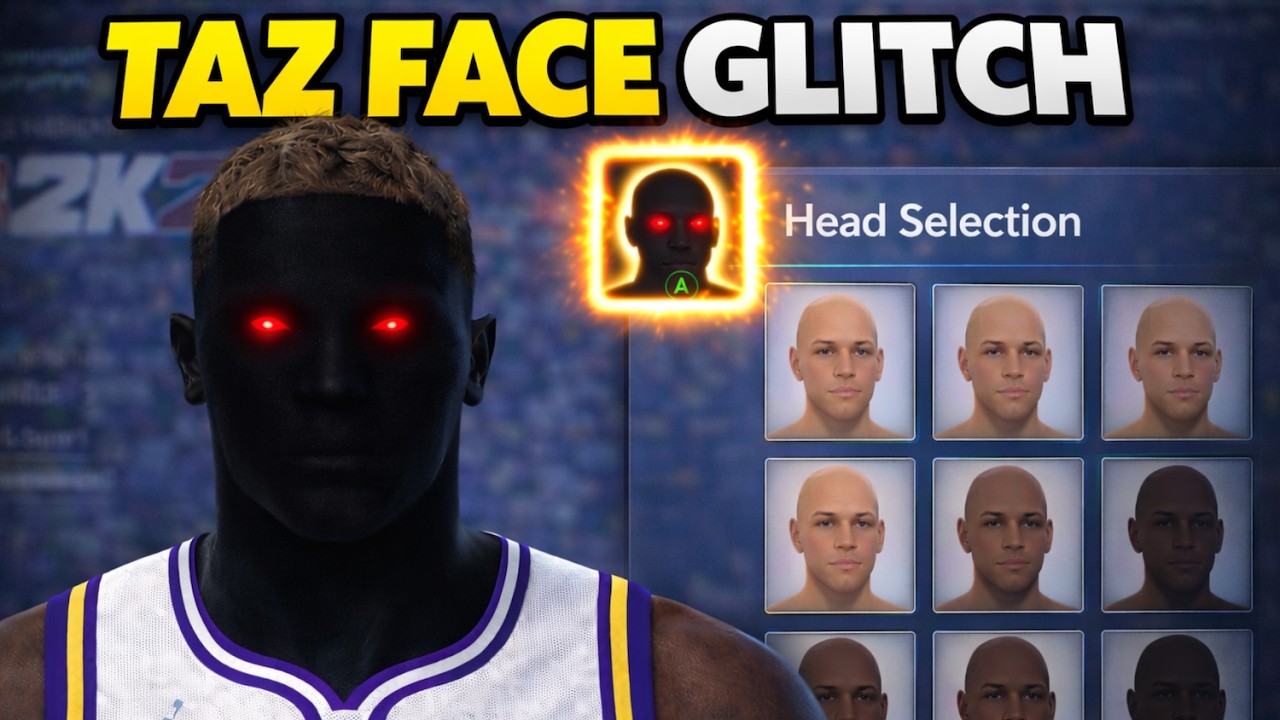 HOW TO GET TAZ FACE IN NBA 2K26! (NEW TAZ FACE GLITCH AFTER PATCH)