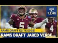 Rams draft jared verse with 19th pick rams tried to trade up grading the pick second round  more