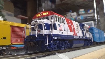 Atlas HO SCL 1776 Bicentennial U36B W/ Loksound Review