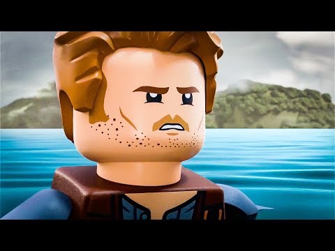 LEGO Jurassic World & Jurassic Park All Cutscenes Full Movie. 