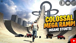 THAR Vs JCB Vs invisible car Vs Farrari Vs Tractor Mega Ramp Test