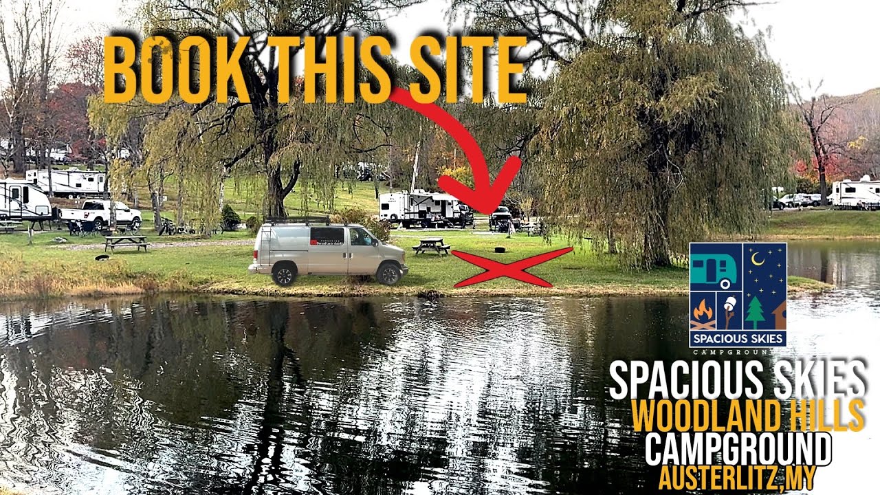 Просторные небеса в кемпинге Вудленд-Хиллз/Полный обзор по территории