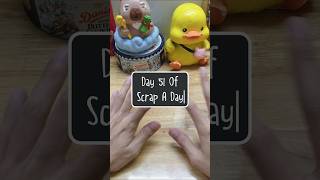 Day 51 Of Scrap A Day 🐽 #collection #diy #fyp #asmr #art #shorts #stamps