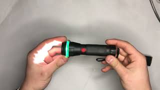Видео обзор: Ручной фонарик на батарейках (3хААА) с функцией зума
