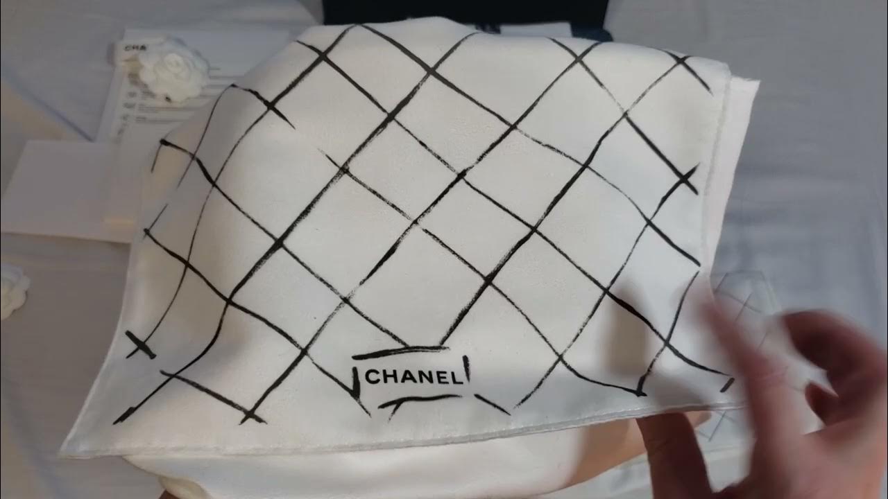 authentic chanel dust bag and box