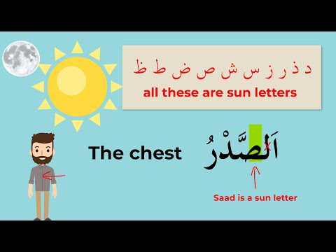 درک حروف خورشید و ماه برای مبتدیان