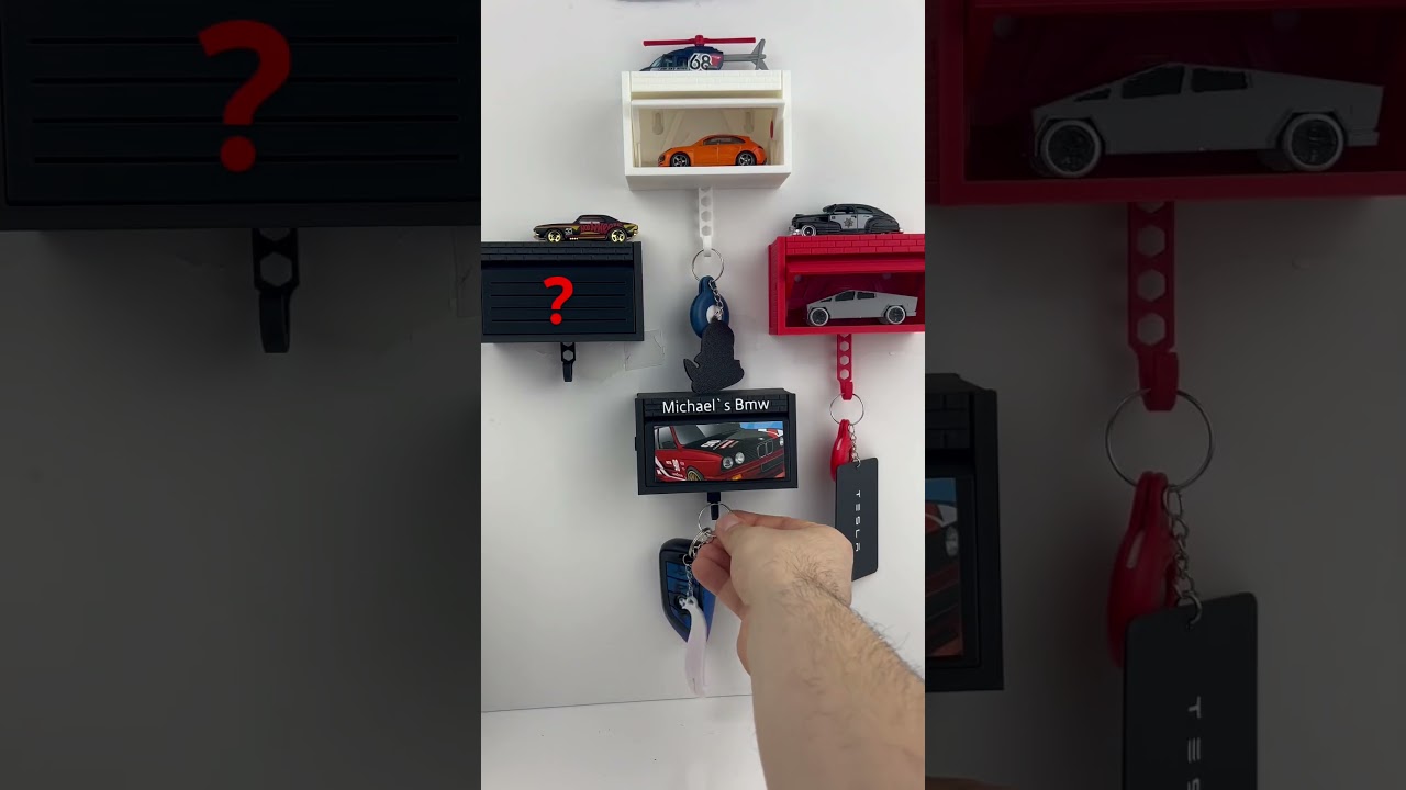 Hotwheel garage key holder 