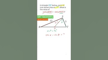 Right Angle Triangle | SAT Geometry