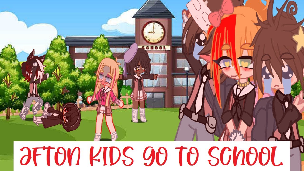 Afton Kids go to school for a day | FNAF | Blood Warning - YouTube