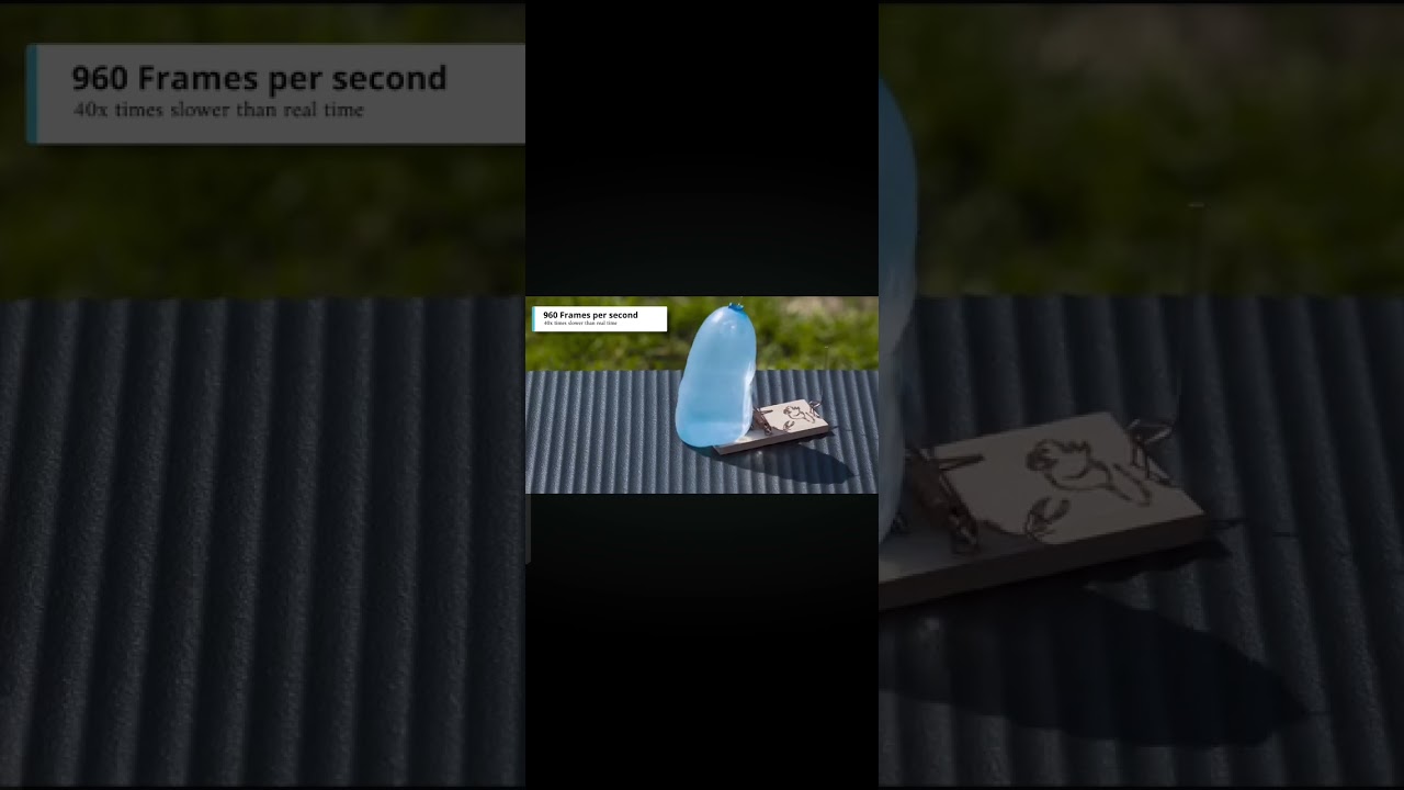 Slow Motion Test Comparison - From 24 FPS to 7680 FPS