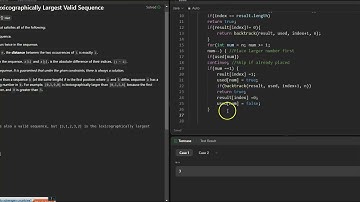 1718 - Construct the Lexicographically Largest Valid Sequence | LeetCode POTD | Code Tech | DSA