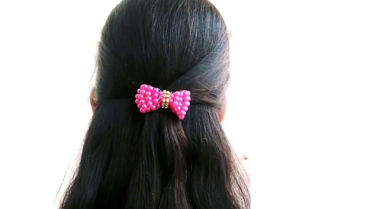 4 Diy Hair Accessories For Kids Using Pearls At Home Hair Bands