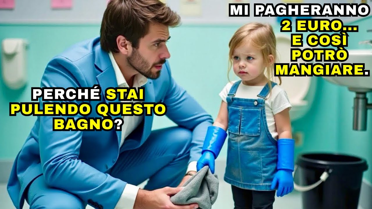 UM MILIONARIO VIDE UNA BAMBINA PULIRE IL BAGNO DELLA SCUOLA — E LA VERITÀ GLI SPEZZÒ IL CUORE