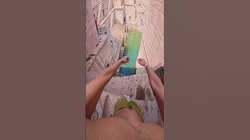 Wait For The End🥶🤯 #jump #cliffdiving #parkour #spidermanparkour #waterjump