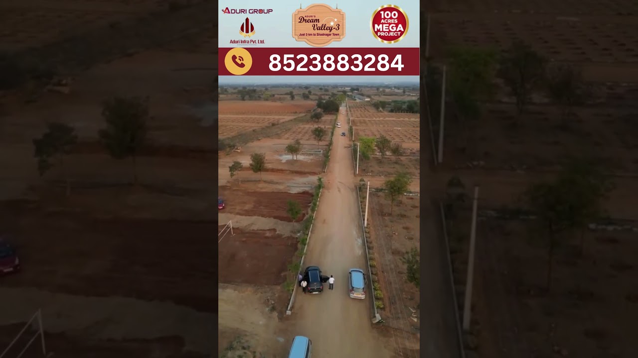 ADURI Group Dream Valley 3 Farm Plots Shadnagar 