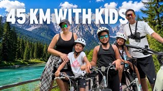 We Biked 45km From Italy to Austria With Our Kids | San Candido-Lienz Bike Ride |