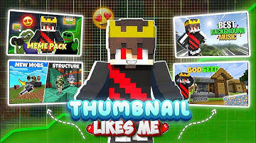 How to Make Attractive Minecraft THUMBNAIL