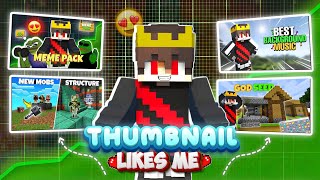 How to Make Attractive Minecraft THUMBNAIL'S 🤩On Mobile in just 2 Minutes🔥