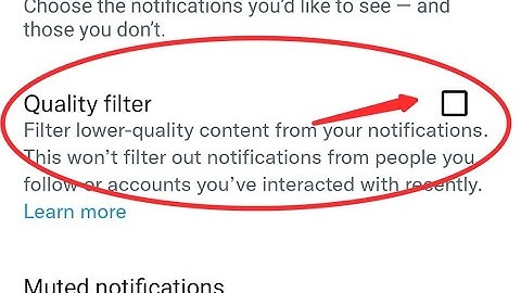 How to on quality filter in Twitter, Twitter me quality filter kaise on kare