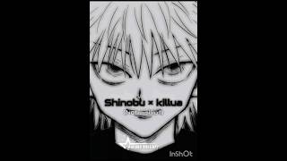 asked my friend group 🫣||shinobu ×killua edit|| [kny and hunter]//song - l'art du savior{slowed} \\