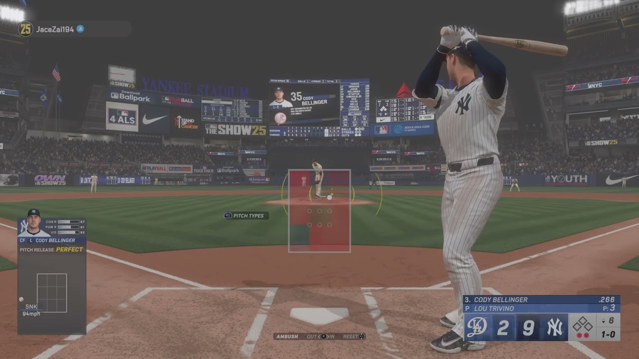 MLB The Show 25 cody bellinger solo home Run (exhibition game)