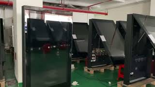 Black Vertical Hanging Digital Signage - Asianda