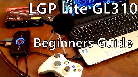 Beginners Guide To The Avermedia LGP Lite GL310 HDMI Capture Device For Xbox 360, One &  PS4