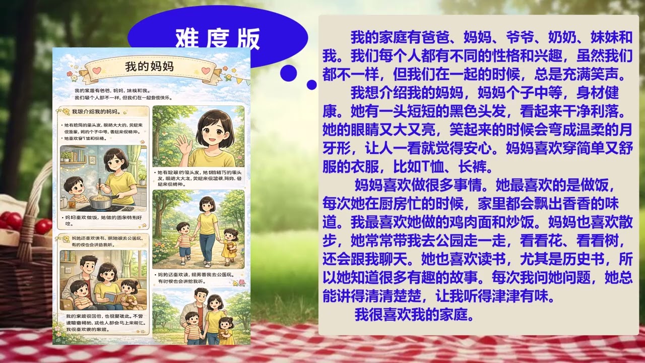 #stampchinesetest #avantstamptest #speaking #口语小知识系列 #口语 Q5，我的家庭（my family）
