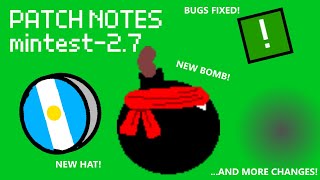 Bomb Masters PATCH NOTES v2.5.mintest-2.7 (19.12.22)